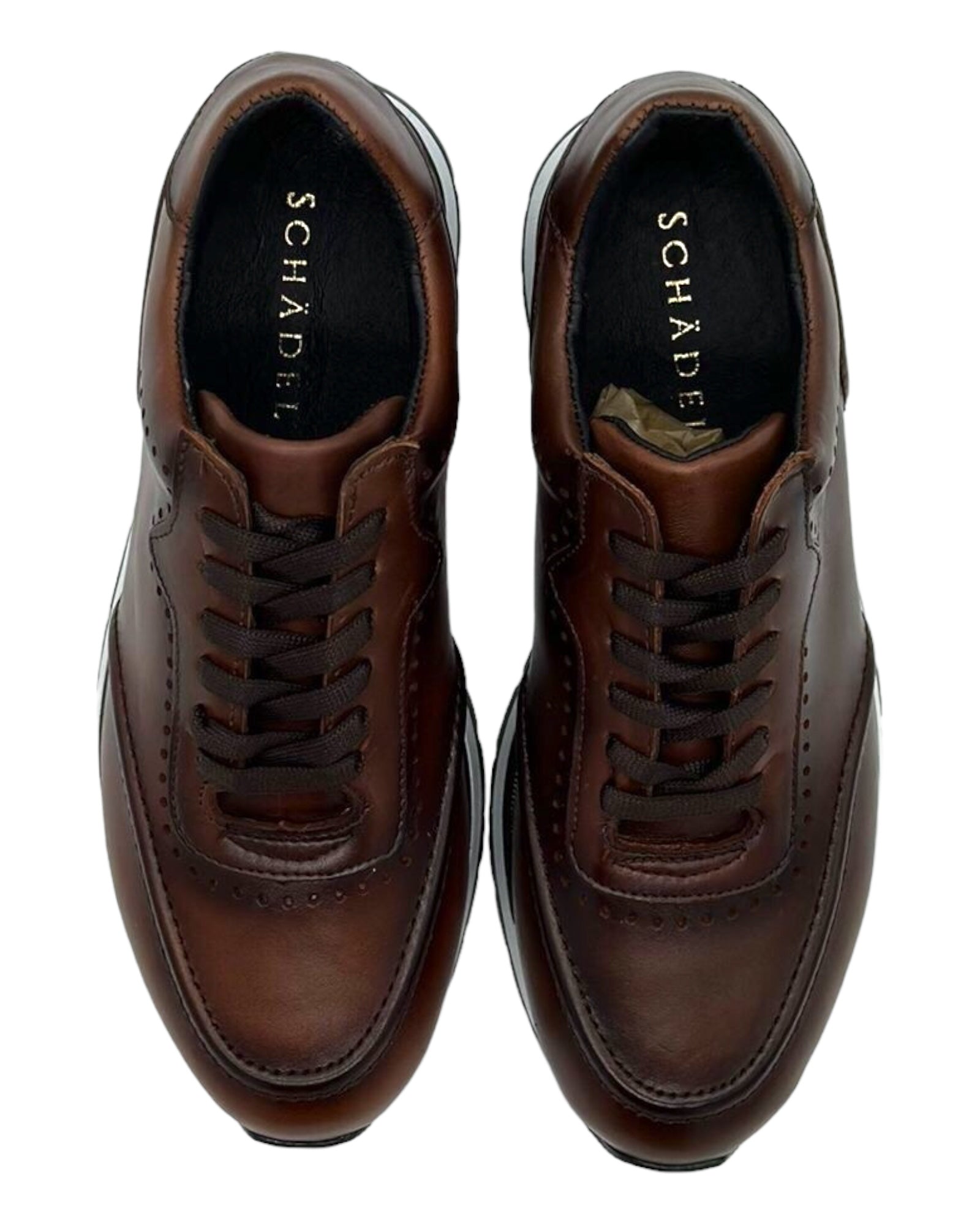 Milan Sneaker Leather Schädel Handcrafted E-101