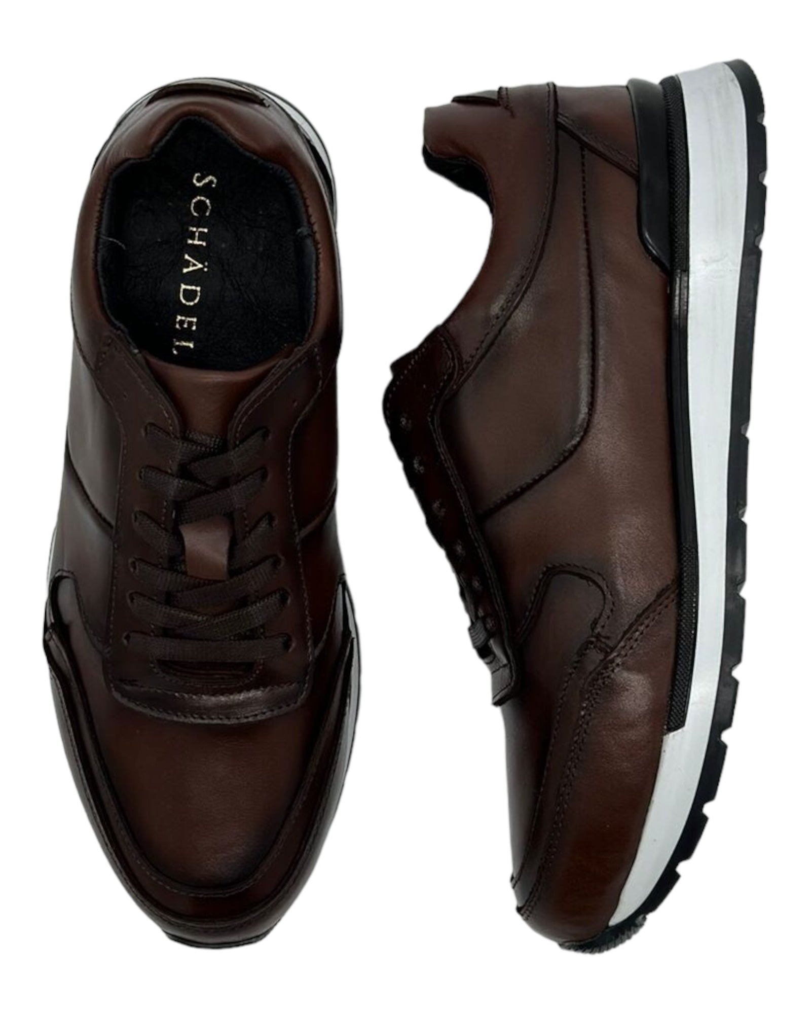 Napoles Sneaker Leather Schädel Handcrafted E-102 C