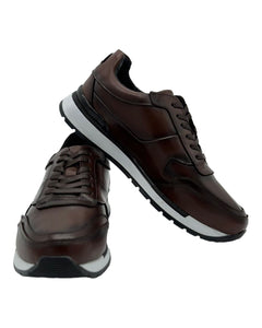 Napoles Sneaker Leather Schädel Handcrafted E-102 C