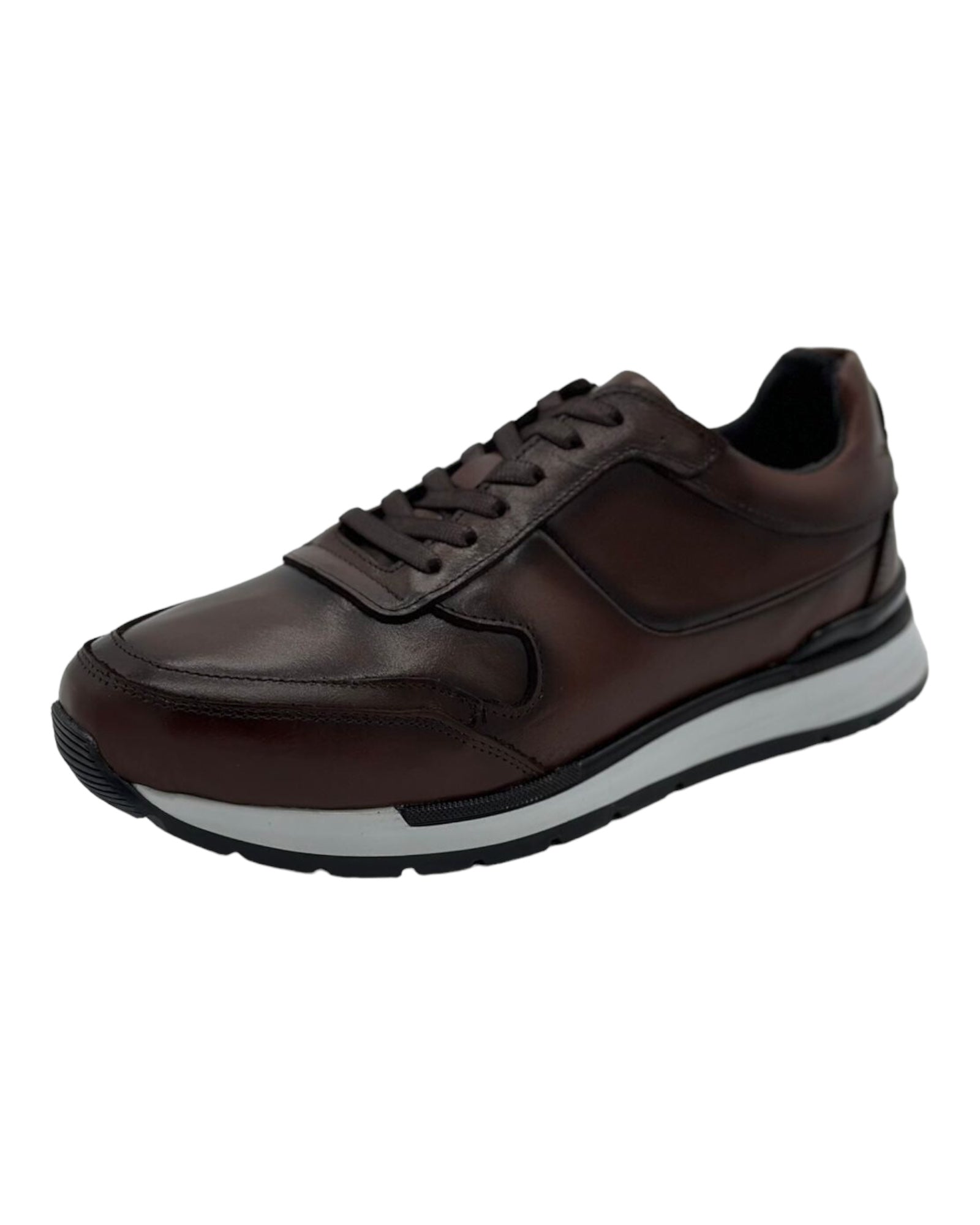 Napoles Sneaker Leather Schädel Handcrafted E-102 C