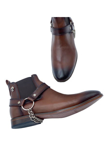 Ferrara Boot Leather Schädel Handcrafted E-501 C