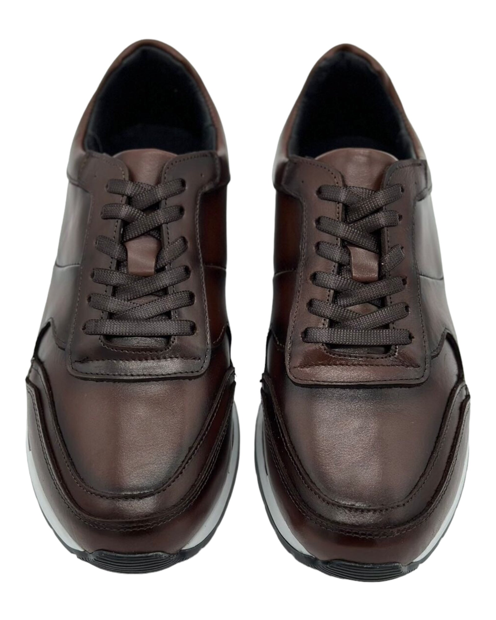 Napoles Sneaker Leather Schädel Handcrafted E-102 C