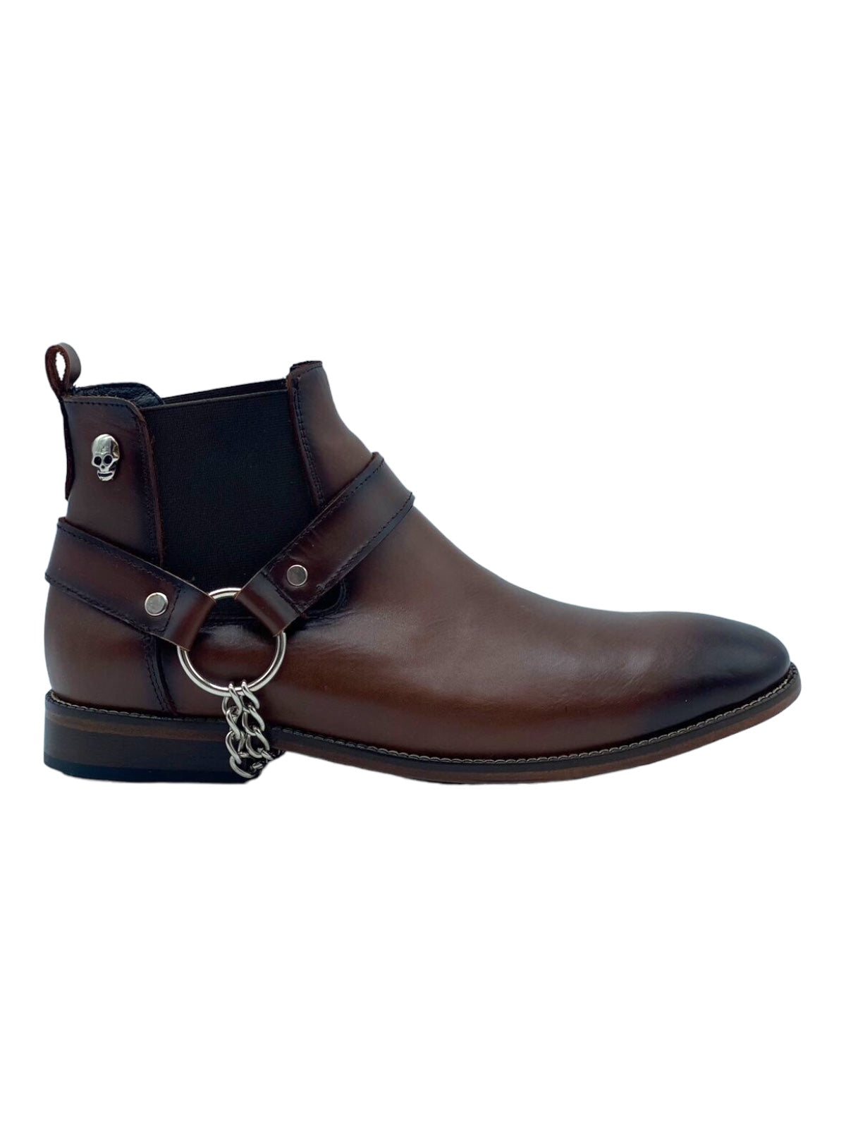 Ferrara Boot Leather Schädel Handcrafted E-501 C