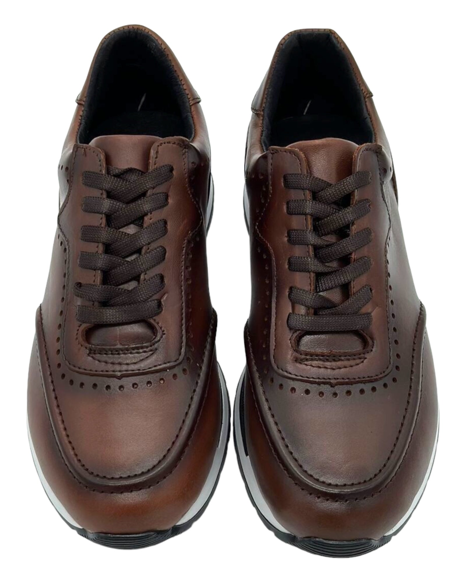 Milan Sneaker Leather Schädel Handcrafted E-101