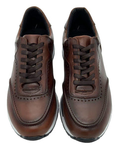 Milan Sneaker Leather Schädel Handcrafted E-101