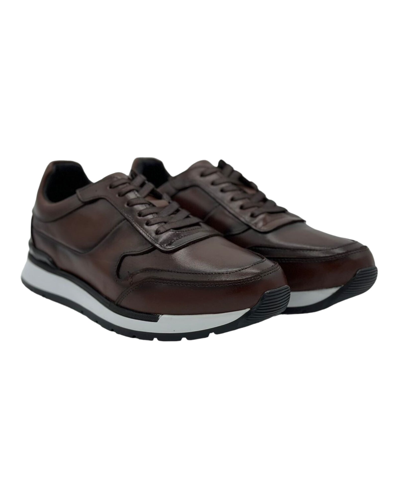 Napoles Sneaker Leather Schädel Handcrafted E-102 C