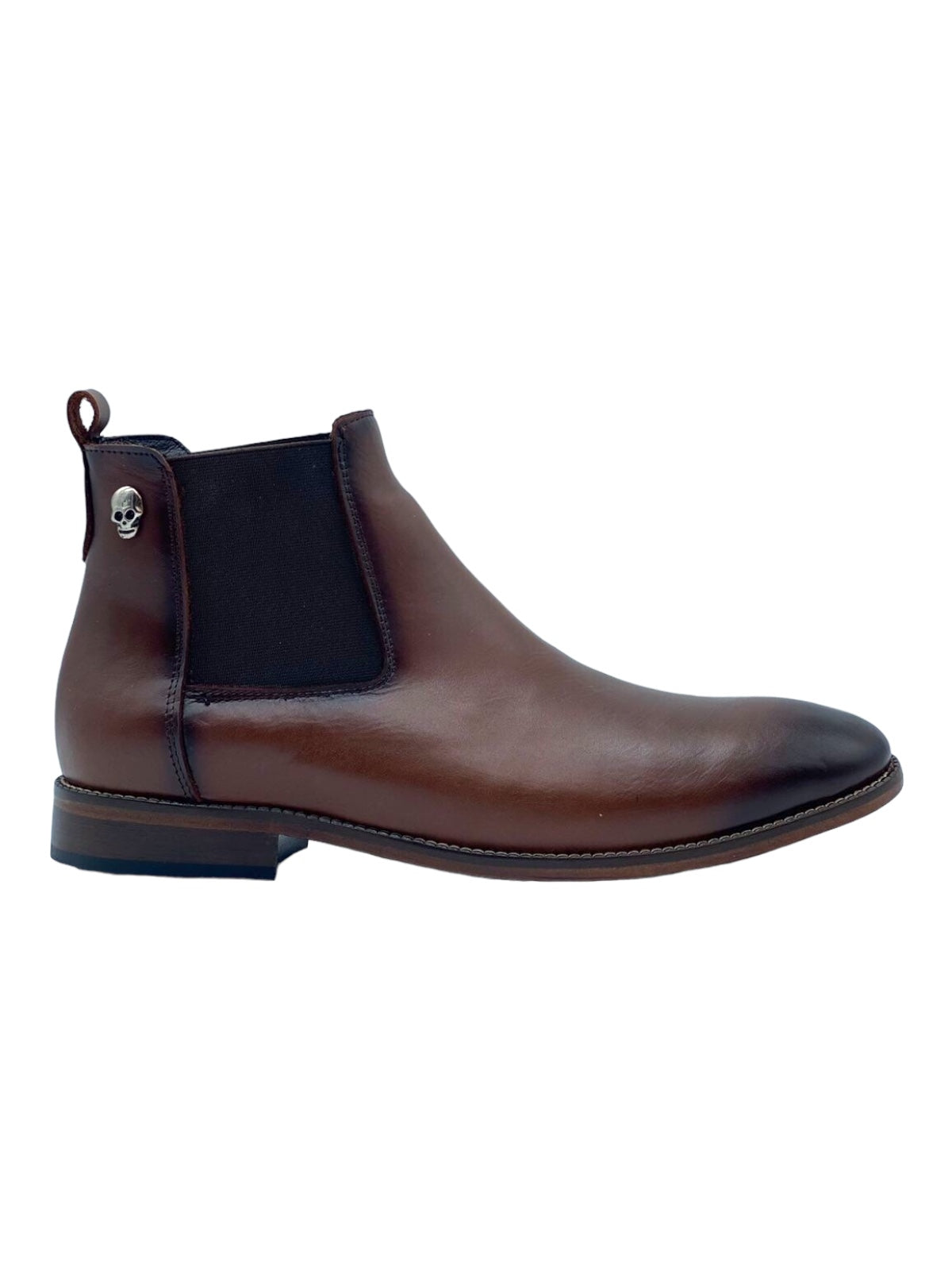 Ferrara Boot Leather Schädel Handcrafted E-501 C