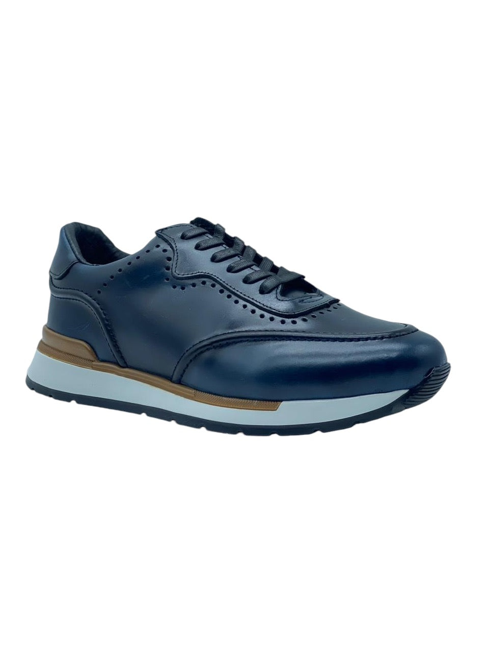 Gio Sneaker Leather Schädel Handcrafted E-101 A