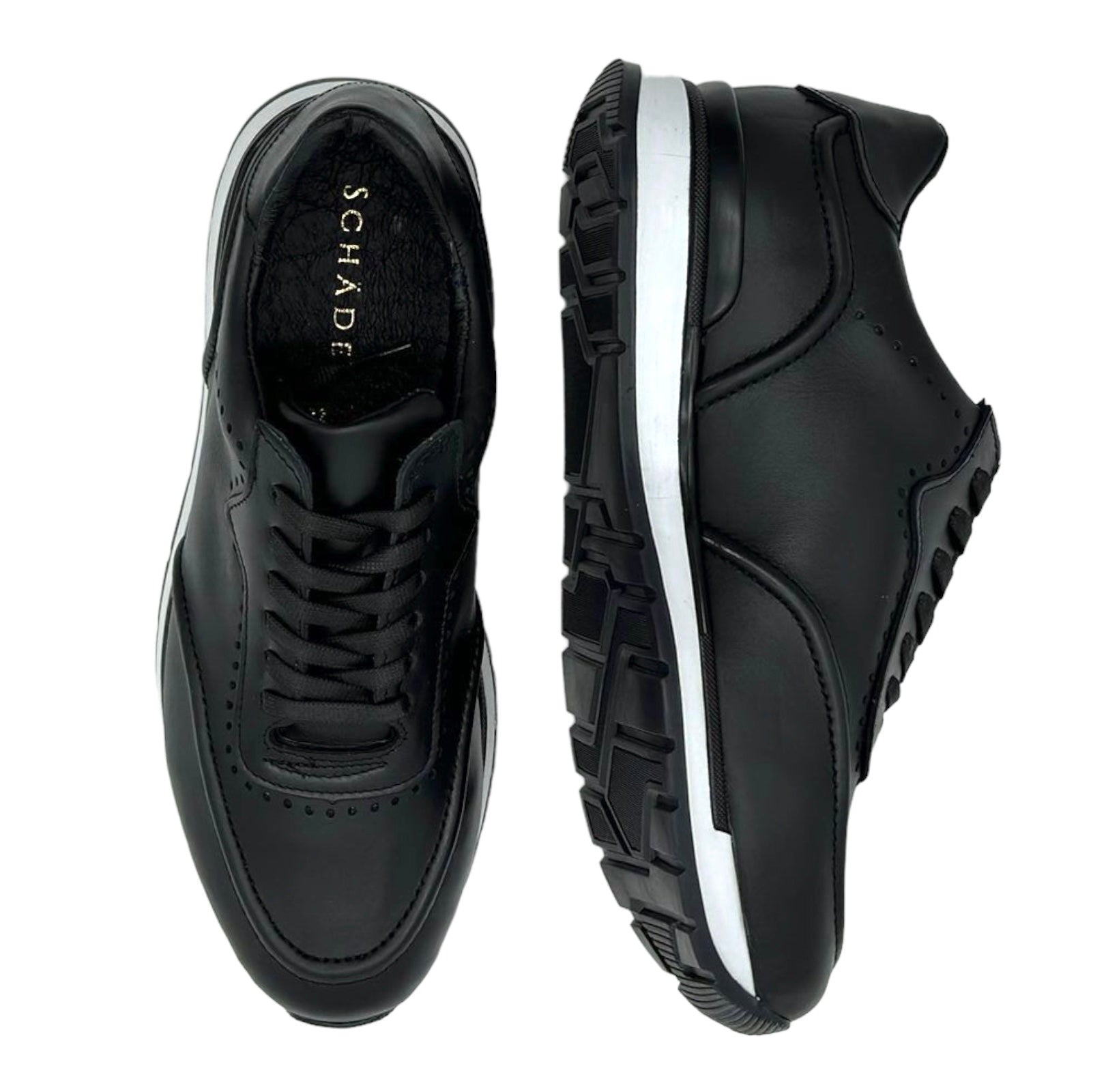 Lucca Sneaker Leather Schädel Handcrafted E-101 N