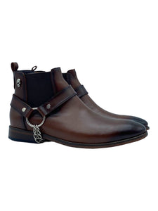 Ferrara Boot Leather Schädel Handcrafted E-501 C