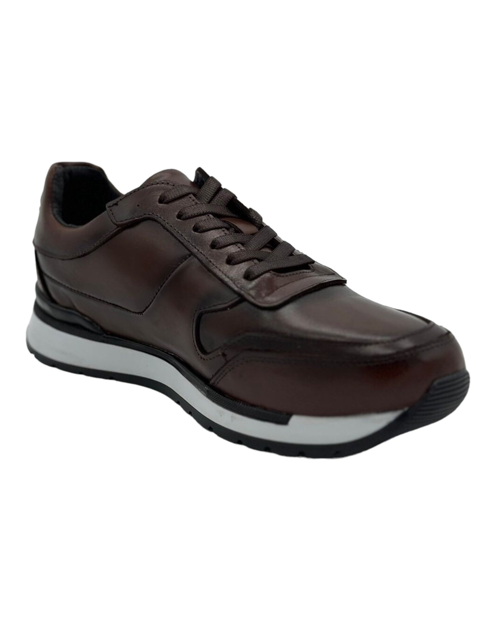 Napoles Sneaker Leather Schädel Handcrafted E-102 C